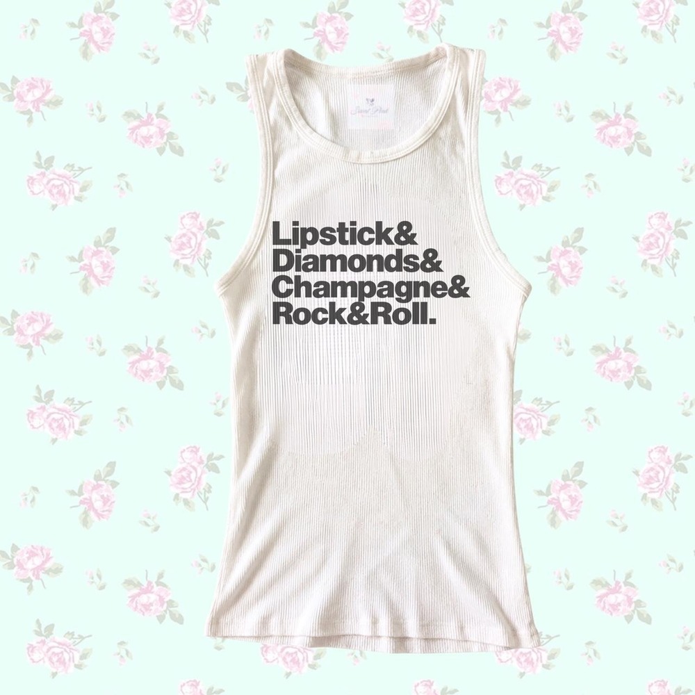 Y2K tumblr Graphic Tank Top